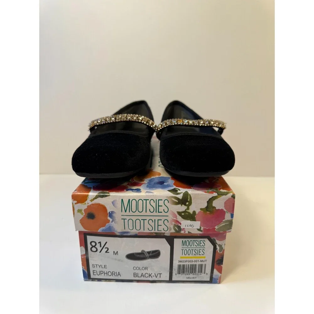 Mootsies Tootsies Womens Slip On Black VT US 8.5